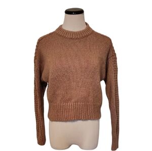 Abercrombie & Fitch Tan Crew Neck Sweater